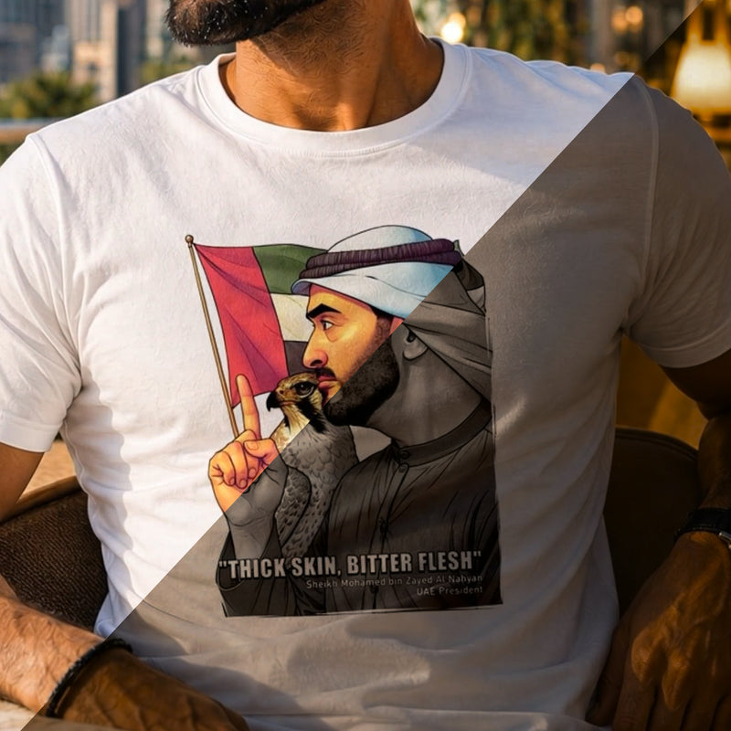 MBZ Stoic Quote UV-Activated Color-Change Tee