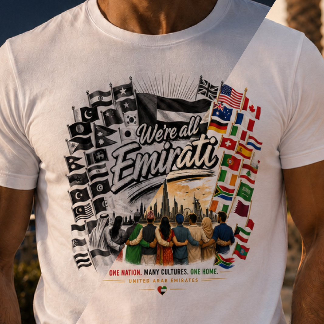 We're All Emirati UV-Activated Color-Change Tee